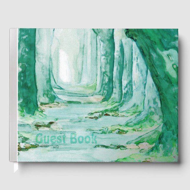 Libro De Visitas Camino en un Bosque (Anverso)