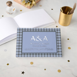 Libro De Visitas Campana de fronteras Original Escocia Tartán