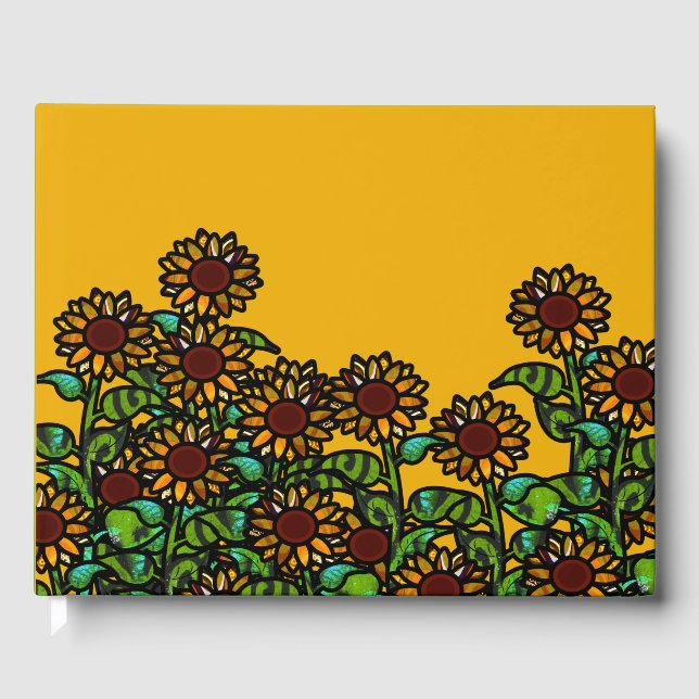 Libro De Visitas Campo de girasol dulce (Anverso)