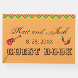 Libro De Visitas Cancun Mexican Fiesta Boda Guest Book