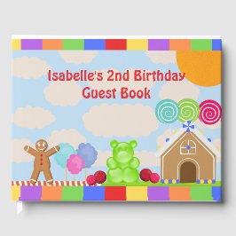 Libro De Visitas Candy Land Fiesta Guest Book