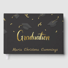 Libro De Visitas Cap & Confetti Graduation