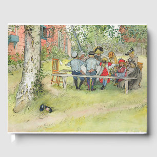 Libro De Visitas Carl Larsson Desayuno Bajo El Big Birch