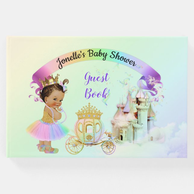 Libro De Visitas Carrito del castillo de princesas arcoiris mágico (Anverso)