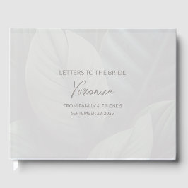 Libro De Visitas Cartas a la libreta de invitados de Bride Keepsake