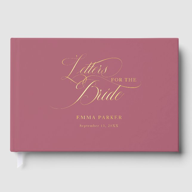 Libro De Visitas Cartas a la novia, Berry de oro (Anverso)