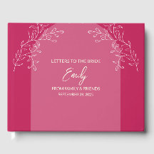 Cartas al bloc de notas Bride Keepsake