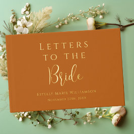 Libro De Visitas Cartas de terracota de texto personalizado a la no