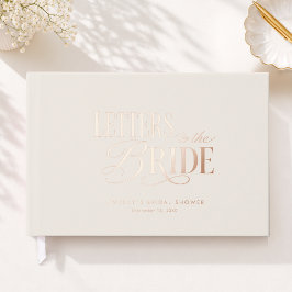 Libro De Visitas Cartas para la Novia! Regalo de Despedida de Solte