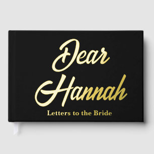 Libro De Visitas Cartas personalizadas a la novia para la despedida
