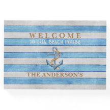 Casa de playa de la familia Rusood Nautical Stripe