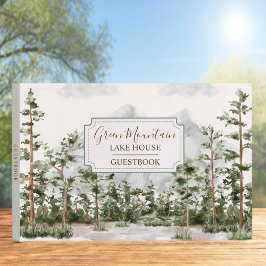 Libro De Visitas Casa del lago de Cabina de Agua y Bosque