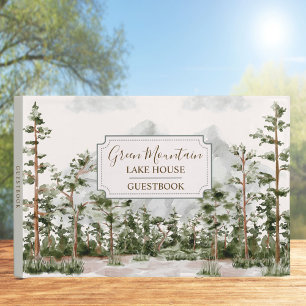Libro De Visitas Casa del lago de Cabina de Agua y Bosque