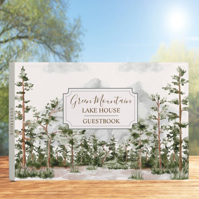 Libro De Visitas Casa del lago de Cabina de Agua y Bosque (In situ)