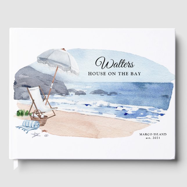 Libro De Visitas Casa Náutica En La Playa De Bay (Anverso)