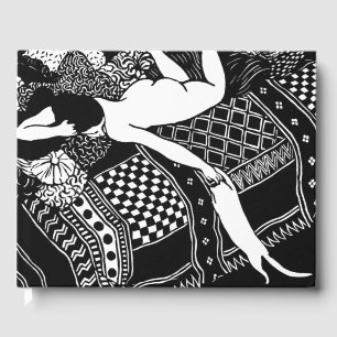 Libro De Visitas Cat Felix Vallotton Lady Bed Laziness La Paresse