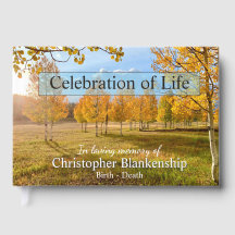 Celebración De La Vida Árboles De Aspen En Otoño F