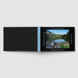 Libro De Visitas Celebración de la Vida, Nombre, Reflejo en Lago