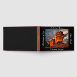 Libro De Visitas Celebración de la Vida, Nombre, Roca Equilibrada