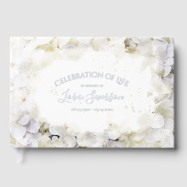 Libro De Visitas Celebración de la vida por la acuarela de las hidr