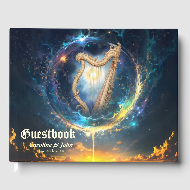 Libro De Visitas Celestial Harp of the Moonbound Skies.  (Anverso)