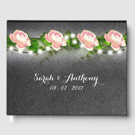 Libro De Visitas Chalkboard Rosa Boda Guest Book