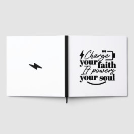 Libro De Visitas Charge Your Faith – Christian Inspirational Quote