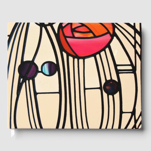 Libro De Visitas Charles Rennie Mackintosh StainGlass (Anverso)