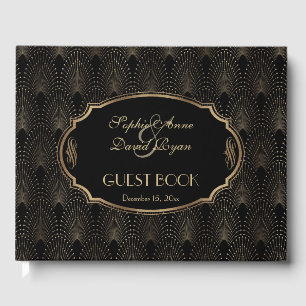 Libro De Visitas Charm Great Gatsby 20's Art Deco Boda