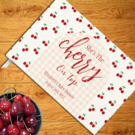Libro De Visitas Cherries Baby Shower