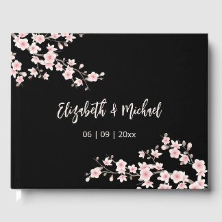 Libro De Visitas Cherry Blossom Apricot Floral | Wedding