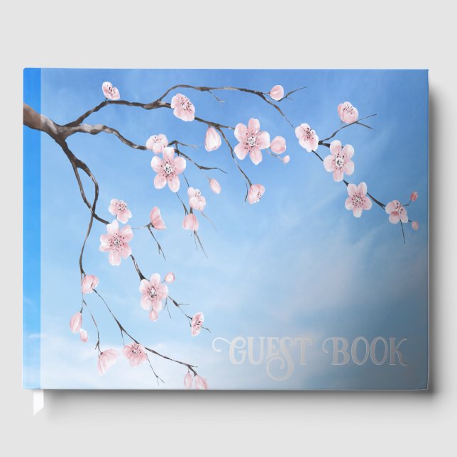 Libro De Visitas Cherry Blossoms (Anverso)