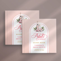 Chic blush gold pétalos prosecco despedida de solt