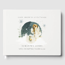 Libro De Visitas Chica de hadas mágico curado Baby Shower