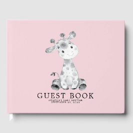 Libro De Visitas Chicas Giraffe Baby Shower Guest Book