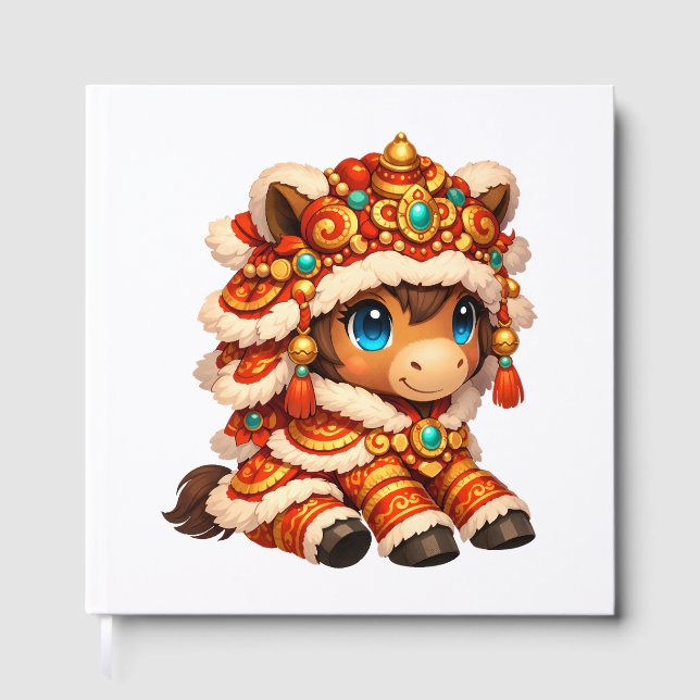 Libro De Visitas Chinese New Year Horse 2026 Zodiac (Anverso)