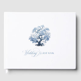 Libro De Visitas Chinoiserie Floring Tree Motif ID1094