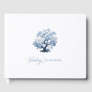 Libro De Visitas Chinoiserie Floring Tree Motif ID1094