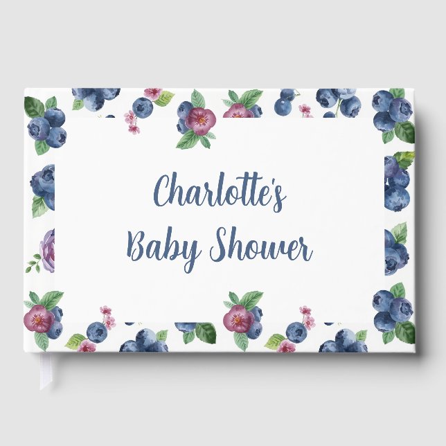 Libro De Visitas Chocolate Dulce Baby Shower Personalizada  (Anverso)