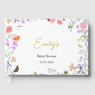Libro De Visitas Chorro de Amor Personalizado para Baby Shower