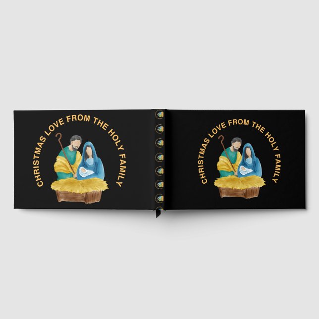 LIBRO DE VISITAS CHRISTMAS LOVE FROM THE HOLY FAMILY (Lleno)