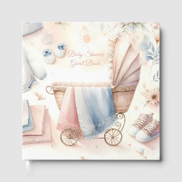 Libro De Visitas Chupete Pastel de Shower de Bebé