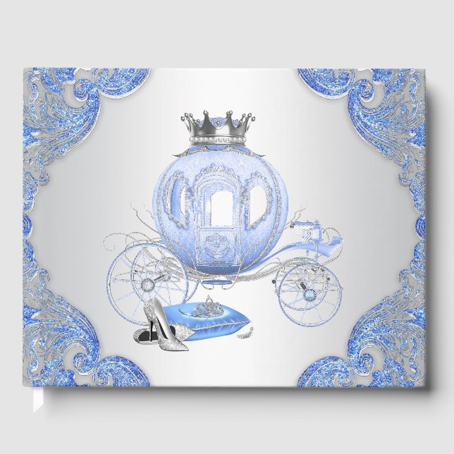 Libro De Visitas Cinderella Birthday Party Guest Book (Anverso)
