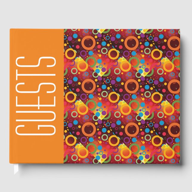 Libro De Visitas Círculo NARANJA de las Escrituras Cristianas Perso (Anverso)