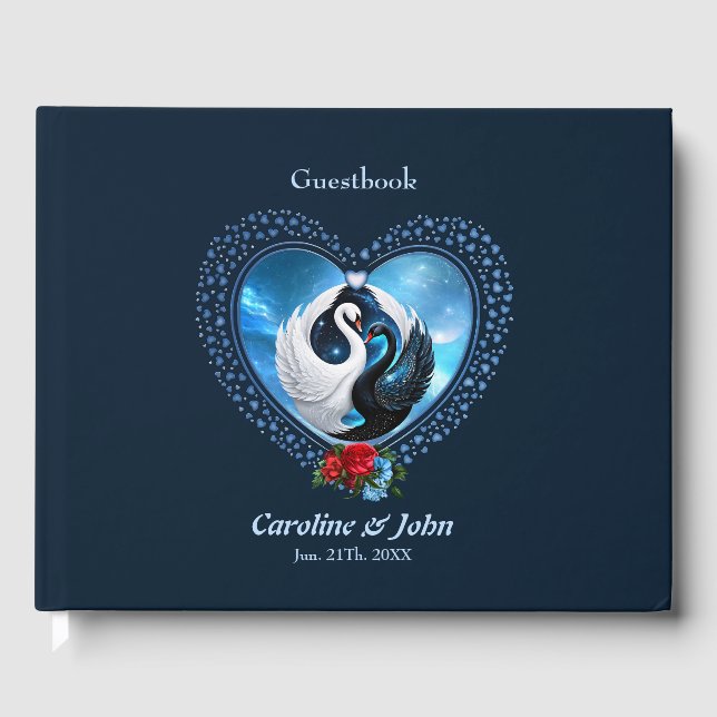 Libro De Visitas cisne negro y cisne blanco (Anverso)