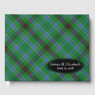 Libro De Visitas Clan escocés Duncan Tartan Plaid Boda