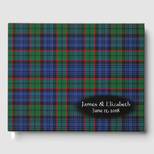 Libro De Visitas Clan Fletcher Tartan Plaid Boda