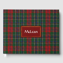 Libro De Visitas Clan MacLean Plaid Guest Book