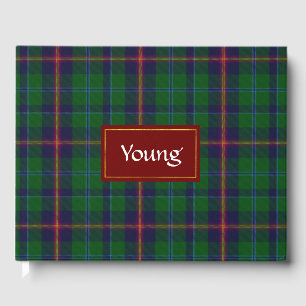 Libro De Visitas Clan Young Plaid Guest Book