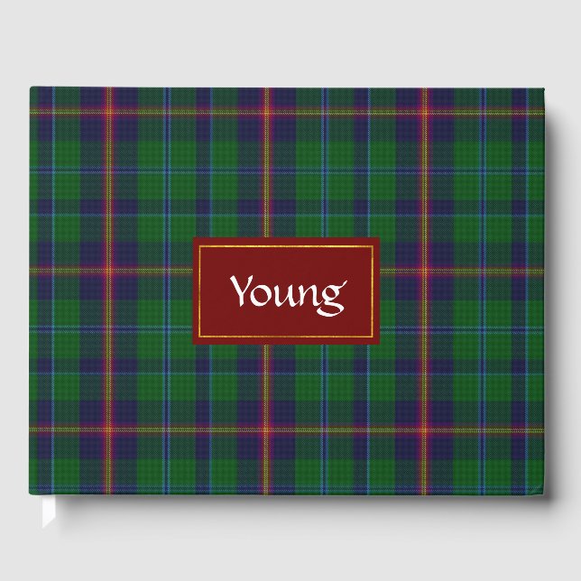 Libro De Visitas Clan Young Plaid Guest Book (Anverso)